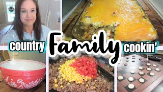 CORNBREAD TACO BAKE | COUNTRY COOKIN' & MORE VLOG