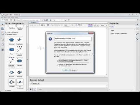 MapleSim: Create Your First Model