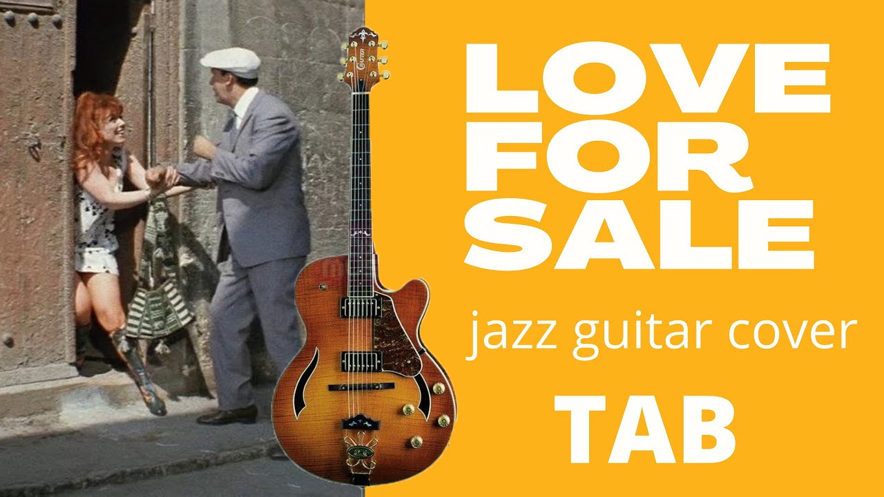 Love For Sale  - Natalia Kiselyova (solo jazz guitar with TAB)