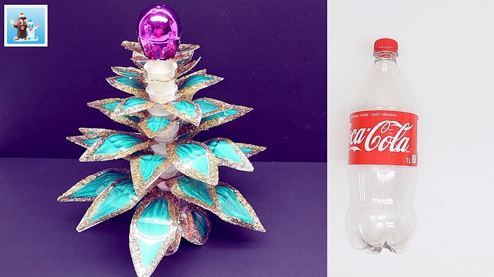 How to Make a Plastic Bottle Christmas Tree Christmas DIY Decorations Ideas