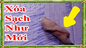 mẹo xóa mực bút bi viết trên giấy cực nhanh, Remove ballpoint ink on paper fastest