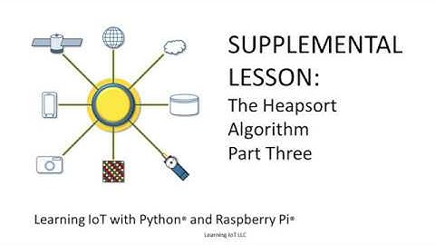 Learning IoT Heapsort Algorithm in Python