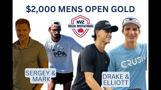 ELLIOTT SCHUPP & DRAKE PALM vs SERGEY AFANASENKA & MARK NAHUM | NVZ SOCAL INVITE $2,000 MONEYBALL