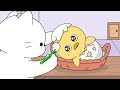 Mizu duckling care after hatching | ASMR Animation | Life in Shirakawa