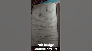 9th MATH BRIDGE COURSE DAY 15