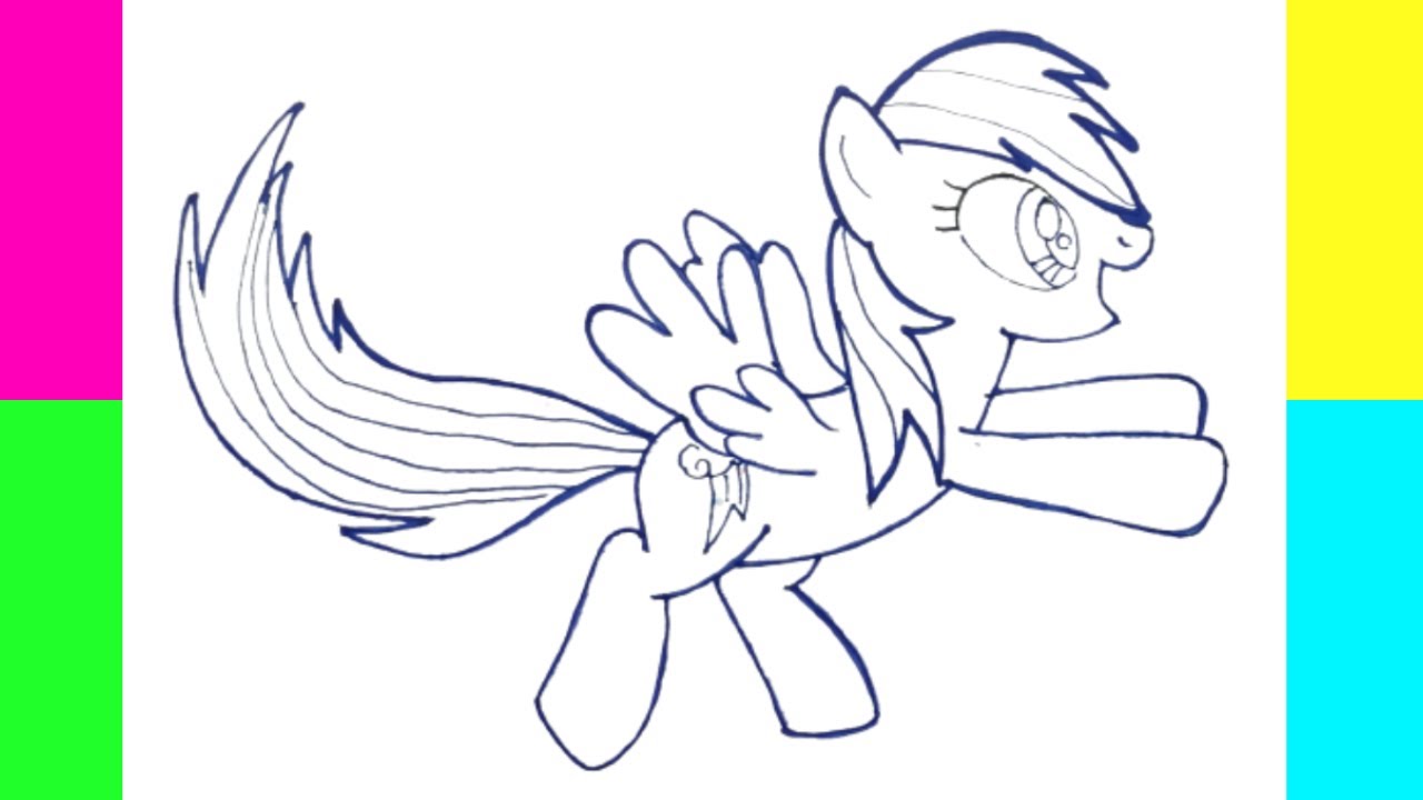 My Little Pony How To Color Rainbow Dash MLP Coloring Video YouTube my-little-pony-how-to-color-rainbow-dash-mlp-coloring-video-youtube