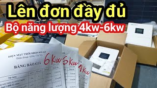 Xem Báo giá 2026 | Điện mặt trời gia đình 4kw - 6kw hiện nay