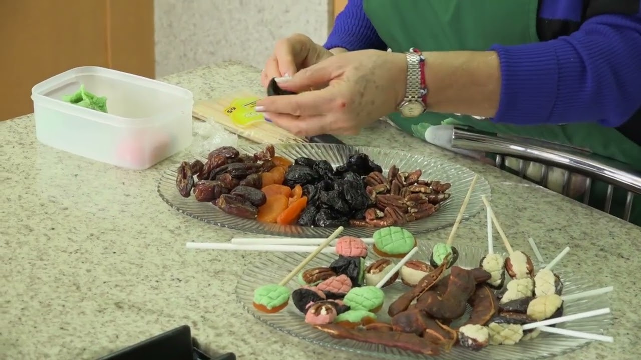 Frutos secos caramelizados - Yenny Mustri. Tú Bishbat