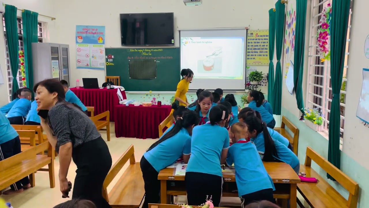 Thi giảng chào mừng 20/11 Môn Khoa học 4