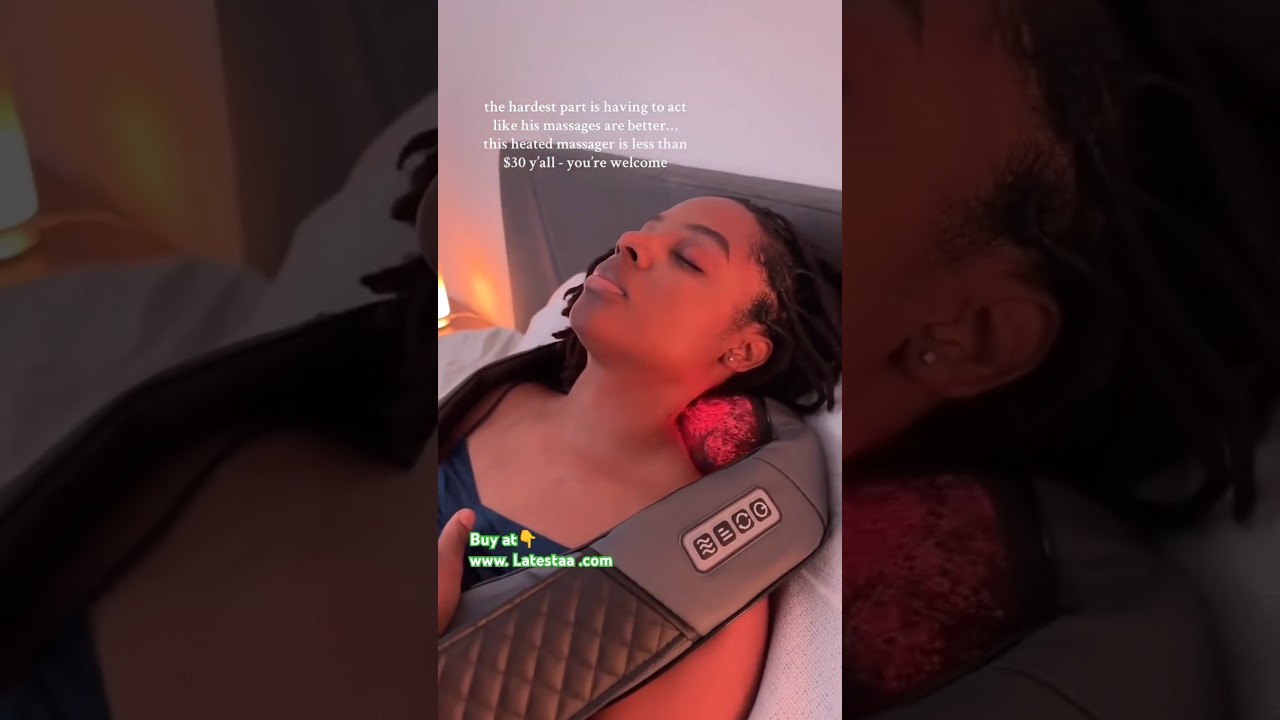 Best Heated Neck and Shoulder Massager | Deep Tissue Shiatsu Massage for Pain Relief & Relaxation