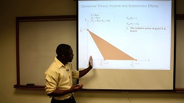 ECON Video Tutorial with Marlon: Income and Substitution Effects