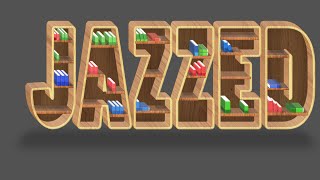 3D book shelf text effect