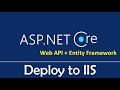 ASP.NET Core Web API + Entity Framework Core : Deploy to IIS - EP12