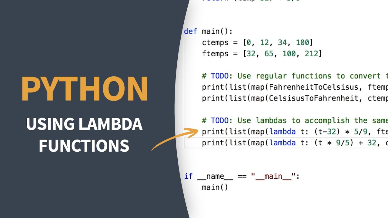 assignment in lambda function