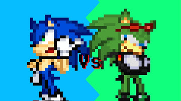 Sonic vs Scourge pt.1 (Sprite animation)