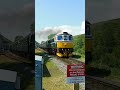 Class 33 departing Corfe Castle
