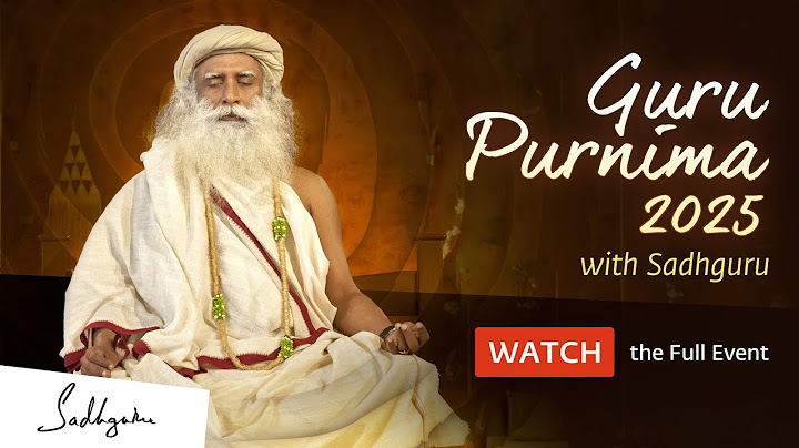 Guru Purnima Live with Sadhguru | 10 July 7 PM IST | 9:30 PM SGT | 3:30 PM CEST