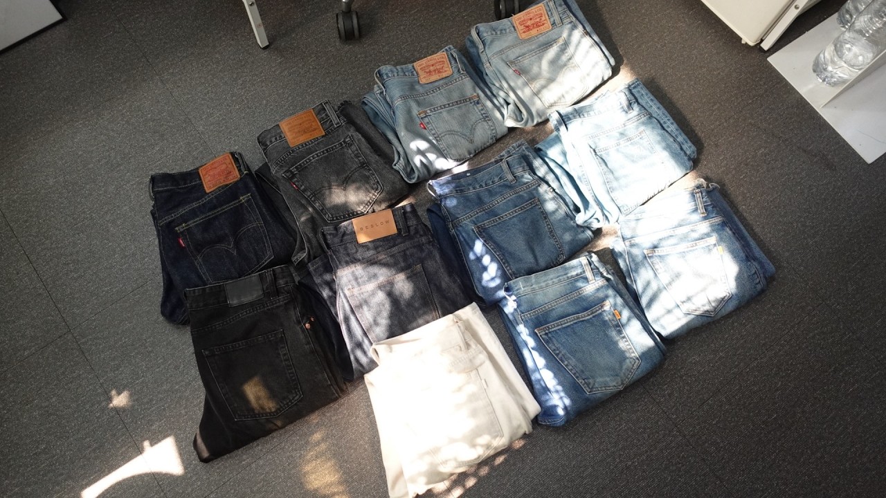10년 동안 모은 데님 컬렉션
