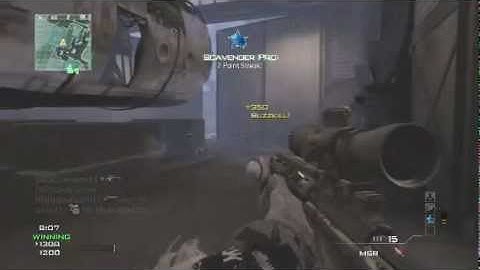 MW3 Quickscoping on Outpost at14