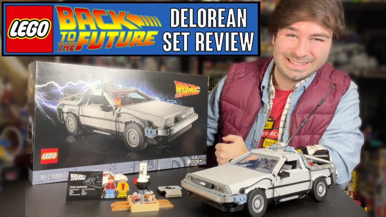 Review: Lego Back To The Future Delorean Time Machine Set 10300 - Youtube