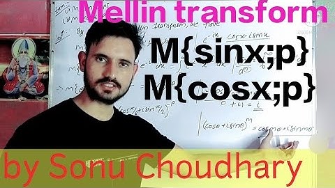 Example of Mellin transform//by sonu Choudhary L-2