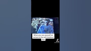 When you see yourself in camera at the self-checkout line 👹#tiktok #shorts #lol