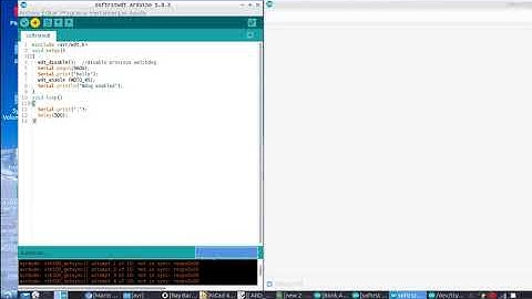 WDT Arduino nano bootloader Arduino UNO