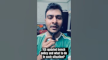 Wat te doen als je op de werkbank zit || TCS heeft het werkbankbeleid bijgewerkt #salesforce #int...