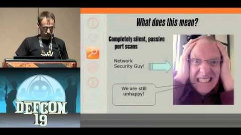 DEFCON 19 (2011) - portscanning Without Sending Packets
