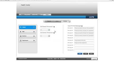 SmartCall SMS Restaurant Guest Paging System from HME Wireless - Preset Messages Setup