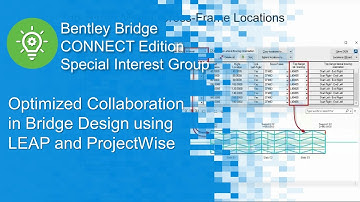 Optimized Collaboration in Bridge Design using LEAP and ProjectWise