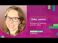 Gaby Lawson - Strategies for teaching grammar online.