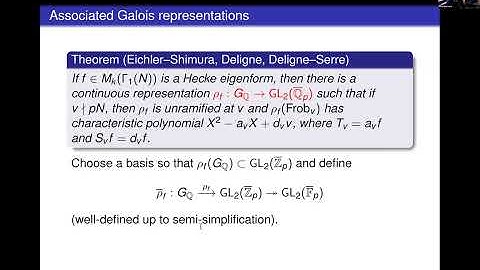 Fred Diamond, Geometric Serre weight conjectures and theta operators