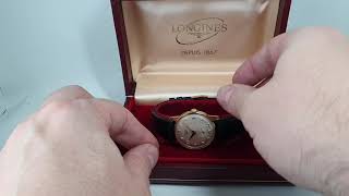 1970 Longines men's 9k gold watch with box - fantastic condition 1970 Longines men's 9k gold watch with box - fantastic condition