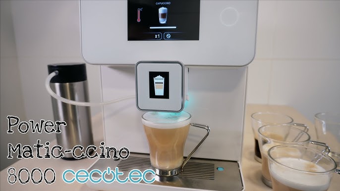Cafetera CECOTEC POWER MATIC-CCINO VAPORISSIMA. Una cafetera superautomática  perfecta 