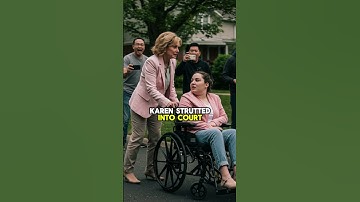 HOA Karen Attacks My Disabled Sister—Collapses When I Walk in as Judge! #hoakaren #shorts #trending