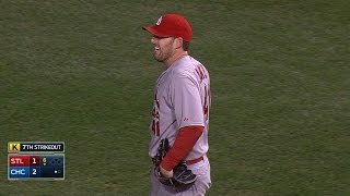STL@CHC: Lackey fans eight over 6 2/3 solid frames