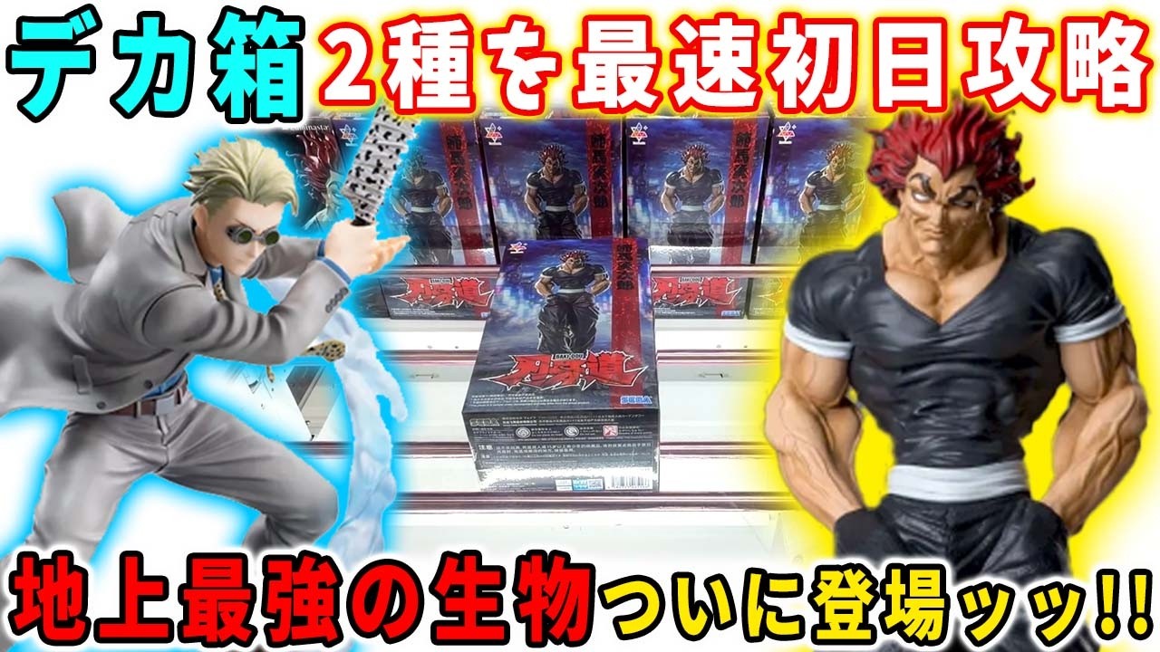 クレーンゲーム】大注目景品のデカ箱Luminasta2種を最速初日攻略した
