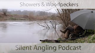 showers & woodpeckers the silent angling podcast. birdsong water wind rivers the ambience of angling