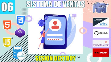 06 How to destroy user session in the Sales System with (PHP and MySql) FullStack