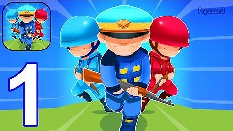 Warriors Factory - Gameplay Walkthrough Part 1 Tutorial Levels 1-5 (iOS, Android)