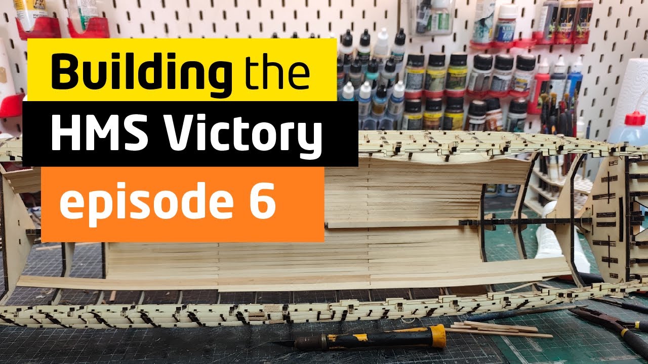 HMS Victory - модель корабля с открытым корпусом - Эпизод 6
