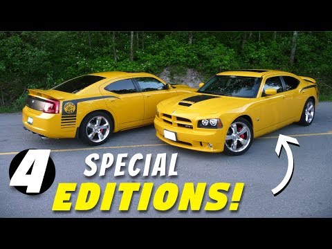 4-special-&-limited-edition-dodge-charger-models---rare!