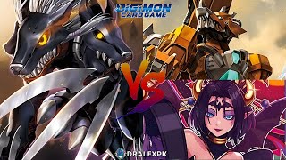 Digimon TCG | Cerberusmon E-01 | vs RustTyrannomon, Lilithmon (BT22-DCGO)