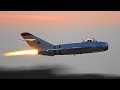 MiG-17 Afterburner Glow in the Twilight | Randy Ball