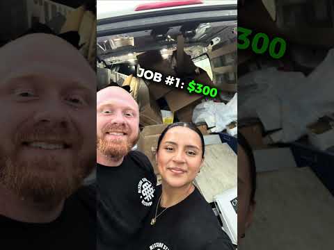 How we made $100K+ in junk removal in less than a year. Follow to learn the blueprint. #junkremoval