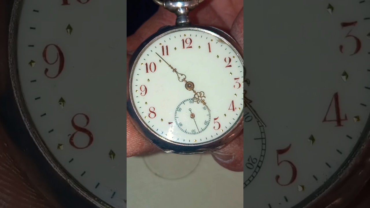 Часы карманные серебряные Galonne, Швейцария. На ходу.Проба 