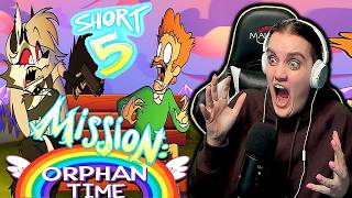 WHAT THE F**K JUST HAPPENED?! I Helluva Boss Shorts 5: Mission: Orphan Time // Helluva Boss REACTION