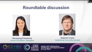 Panel Discussion | Global HDV Elimination: Challenges and Opportunities