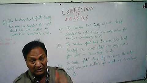 SOLVE ANY ENGLISH GRAMMAR COMMON ERROR QUESTION WIITHIN 3 SECONDS BY AMIN BAIG SIR